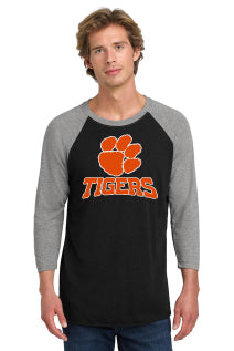 ADULT 3/4 Sleeve Triblend Raglan Tee
